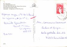 CPM En Touraine Savonnieres Grottes Petrifiantes des caves Gouttieres Nouvelles Grottes Gilles Casca