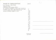 CPM Musee du Campagnonnage rue National Tours Unique au monde Chef d'Oeuvre du Campagnon Habert dit 