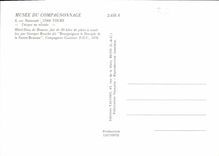 CPM Musee du Campagnonnage rue nationale Tours Unique au monde Hotel Dieu de Beaune 