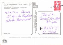 CPM Les Merveilles du Val de Loire Tours Indre et Loire Place Plumerau le Chateau Royal Fontaine Pla