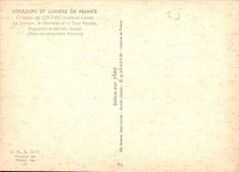 CPM Chateau de Loches Indre et loire le donjon le Martelet et la Tour Ronde imposant ensemble feodal