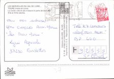 CPM Les Merveilles du Val de Loire Tours Indre et Loire la vieille ville et ses Maisons a Pans de bo