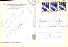 CPM Environs de Tours Indre et Loire le Prieure de Saint Come au mourut Pierre de Ronsard le 27 dece