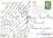 CPM Tours Indre et Loire Place du Generale leclerc et la Gare 