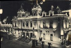 CPM La Principaute de Monaco Monte Carlo le casino la nuit 