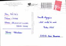 CPM Tours Indre et loire la Cathedrale Saint Gatien XII et XV Tours et ses jardins 