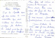 CPM La Cote de Marbre Les Calangues Provencales Entre Marseille et Cassis Le Rocher de Sormiou 