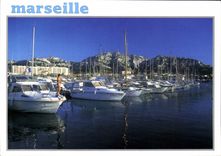 CPM Marseille Bouches du Rhone France Le port de Plaisance de la Pointe Rouge 