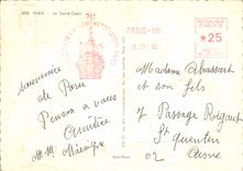 CPM Paris le Sacre Coeur Enfants