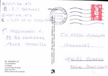 CPM Marseille la Canebiere la Plage le Port des Goudes Quai du Port Notre Dame de la Garde