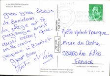 CPM Benidorm Espana Playa de Poniente 