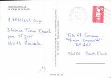 CPM Marseille la Vierge de la Garde 