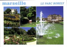 CPM Marseille Bouches du Rhone France le Parc Borely 