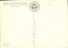 CPM Abbaye de Notre Dame de Lerins Ile Saint Honorat Cannes A M Cloitre moderne 