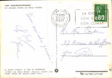 CPM Aubagne en Provence les paysages chantes par Marcel Pagnol