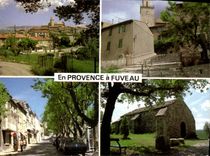 CPM Les Sites Pittoresque du Village Fuveau vues diverses du Village 