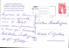 CPM Reflets de Provence la Ciotat B du R la Plage et le Boulevard Beau Rivage 