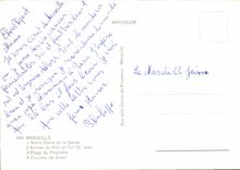 CPM Marseille Notre Dame de la Garde Entree du Port et Fort St Jean Plage du Prophete Coucher de Sol