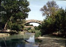 CPM Environs d'Aix en Provence B du R le pont des Trois Sautets 