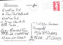 CPM Saint Cyr les Lecques Perspective sur le nouveau port