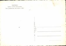 CPM Poitiers Eglise Sainte Radegonde vue posterieure du choeur XI 