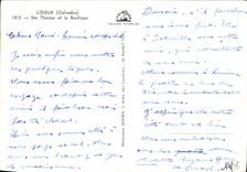 CPM Lisieux Calvados Ste Therese et la Basilique