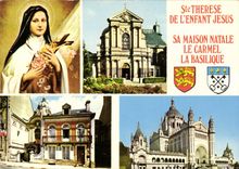 CPM Lisieux Calvados Ste Therese de l'Enfant Jesus 