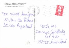 CPM Caen Abbaye aux Dames Eglise de la Trinite la Crypte 