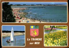 CPM La Vandee Touristique la Tranche sur Mer la plage les floralies 
