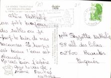 CPM La Vendee Touristique les Sables D'Olonne le port les plages 