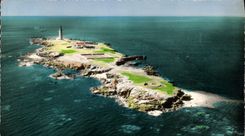CPM Ile de Noirmoutier Vendee L'Ilot du Pilier et le Phare Vue aerienne 