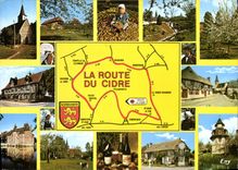 CPM La Normandie Pittoresque la route du cidre 