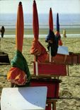 CPM Cote fleurie Deauville Calvados Station balneaire de reputation mondiale la plage 