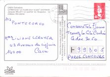 CPM Caen Calvados le Memorial un musee pour la paix le quartier du Vaugueux le chateau 