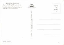 CPM Principaute de Monaco Monte Carlo la montee du casino le Tir aux Pigeons l'Hotel de Paris et une