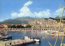 CPM La Cote d'Azur Menton le port 