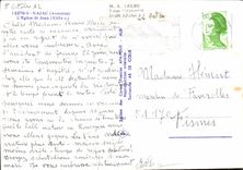 CPM Najac Aveyron L'Eglise St Jean 