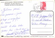 CPM Cote d'Azur Grasse Alpes Maritimes Capitale des fleurs et des parfums 