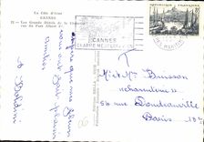 CPM La Cote d'Azur Cannes les Grands Hotels de la Croisette vus du Parc Albert I 