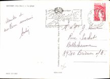 CPM Menton Alp Mar la plage 