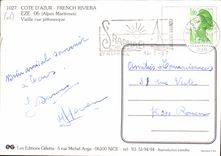 CPM Cote d'Azur Eze Alpes Maritimes Vieille rue pittoresque