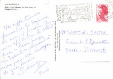 CPM La Napoule le Chateau au 1er plan la Plage du Port 