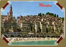 CPM Reflets de la Cote d'azur Menton la vieille Ville 