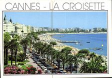 CPM Cote d'Azur Cannes Alpes Maritimes la Promenade de la Croisette 