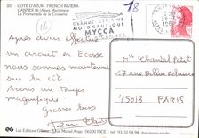 CPM Cote d'Azur Cannes Alpes Maritimes la Promenade de la Croisette 