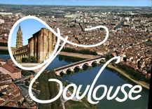 CPM Toulouse Ville d'Art la Basilique St Sernin Vue generale sur la Garonne 