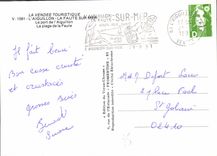 CPM La Vendee Touristique L'Aiguillon la Faute sur Mer le port de l'Aiguillon la plage de la Faute 
