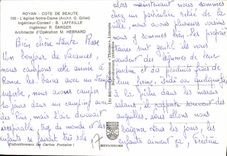 CPM Royan Cote de Beaute L'eglise Notre Dame
