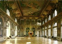 CPM Nancy Hotel de Ville Le Grand Saloon 