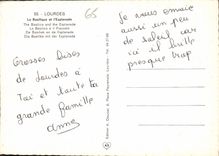 CPM Lourdes La Basilique et l'Esplanade 